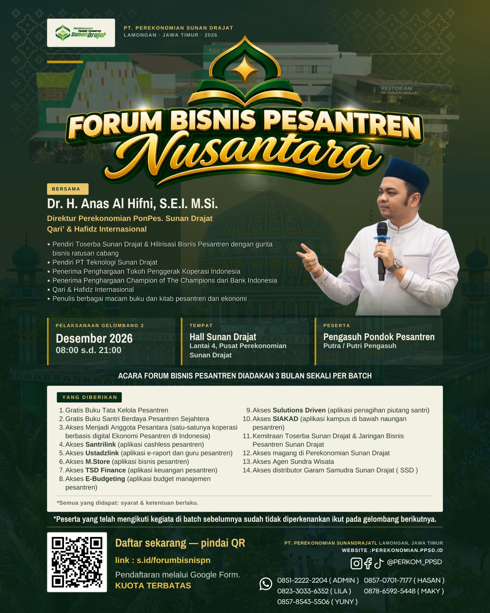 Flyer Resmi Forum Bisnis Pesantren Nusantara